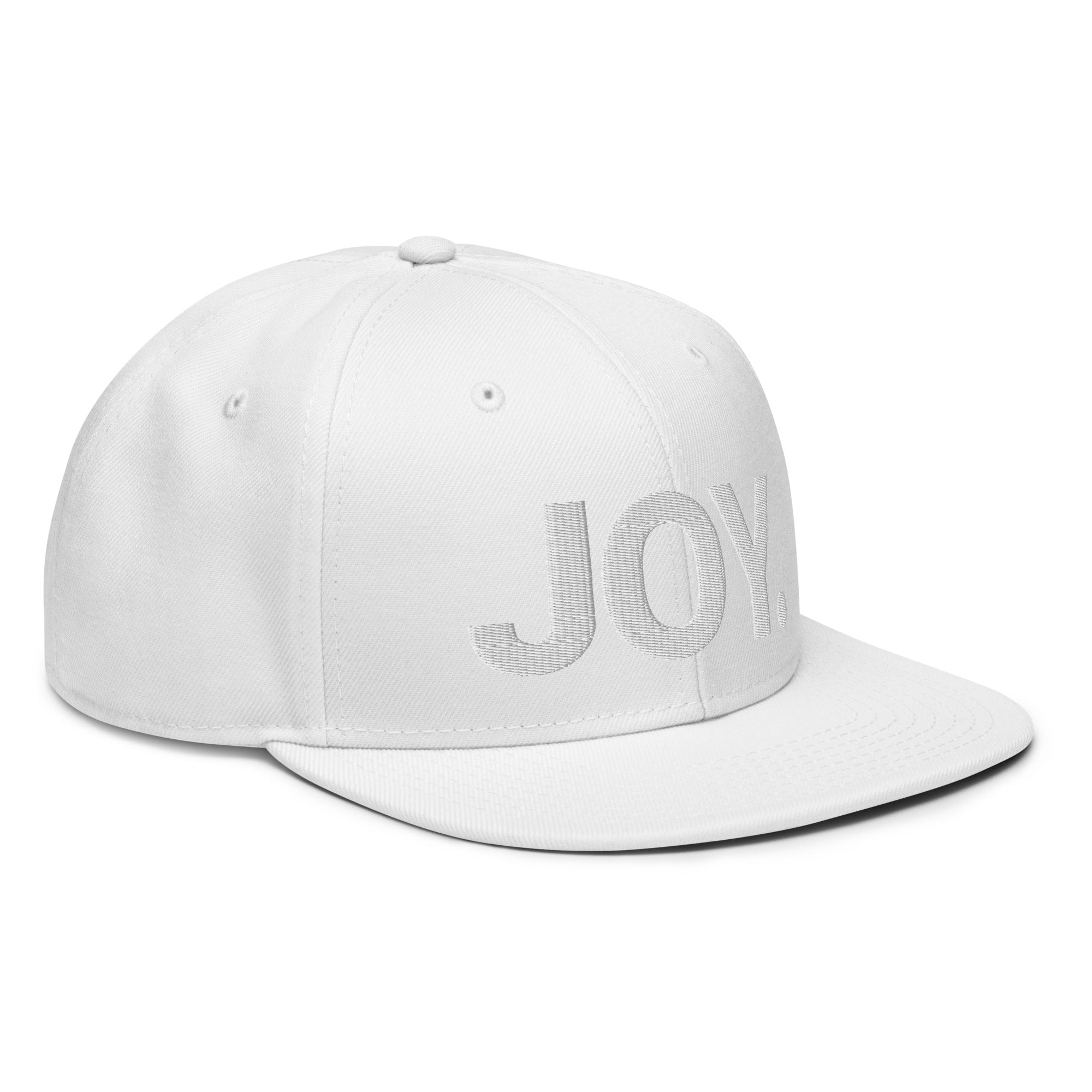 Joy Embroidered Christian Snapback Cap